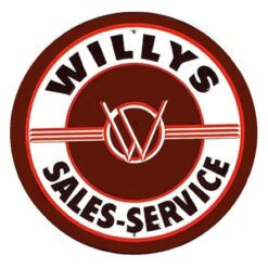 Placa Decorativa Willys
