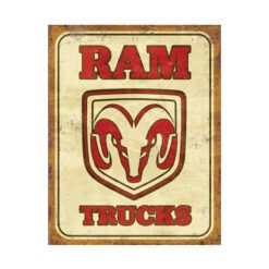 Placa decorativa Ram Trucks