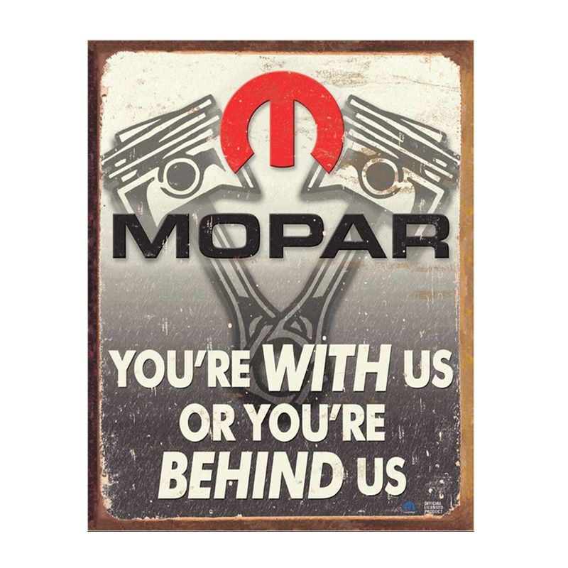 Placa Decorativa Mopar Pistones