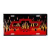 Placa de Matricula Decorativa Chevrolet Flames