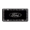 Placa de Matricula Decorativa Ford Black
