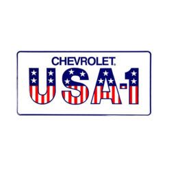Placa de Matricula Decorativa Chevrolet USA 1