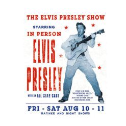 Placa Decorativa Elvis Presley In Person