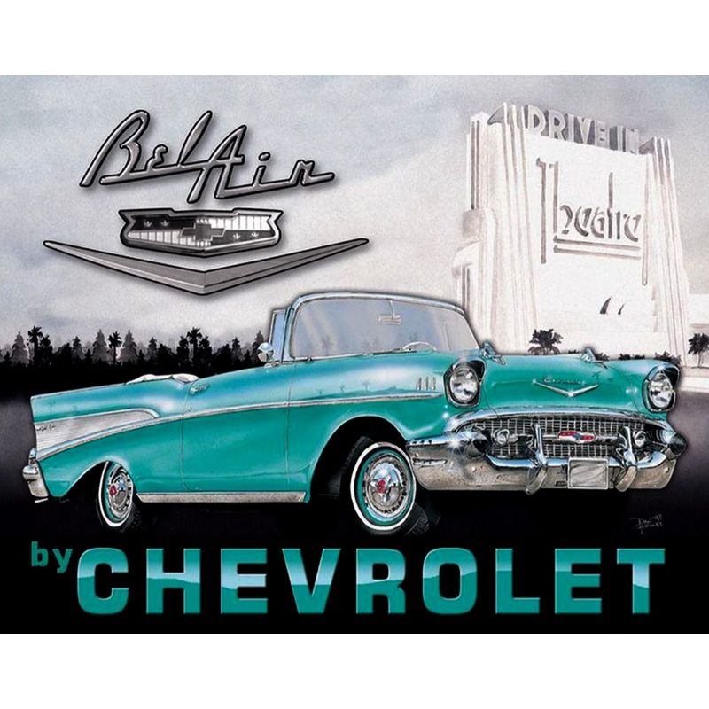 Placa Decorativa Chevy BelAir