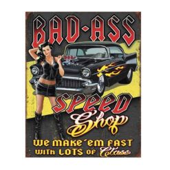 Placa Decorativa Speed Shop
