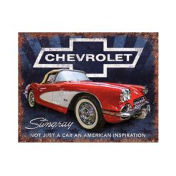 Placa Decorativa Corvette Stingray Classic