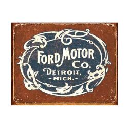 Placa decorativa Ford Logo Vintage