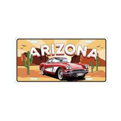 Placa de Matricula Decorativa Arizona Classic Car