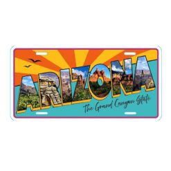 Placa de Matricula Decorativa Arizona