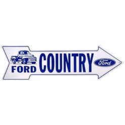 Placa Decorativa Flecha Ford Country