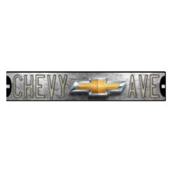Placa Decorativa Chevy Drive Silver