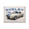 Placa decorativa de metal Shelby 1967