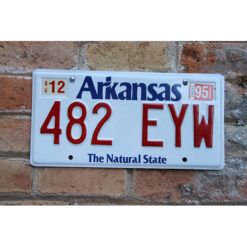 Matrículas Americanas Arkansas Año 1995