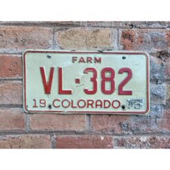 Matrículas Americanas Colorado Año 1976 Farm
