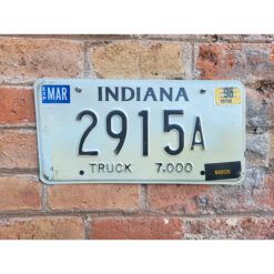 Matrículas Americanas Indiana Año 1998 Truck