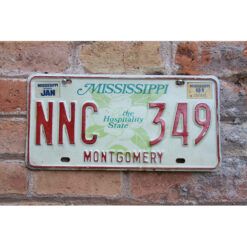 Matrículas Americanas Mississippi Año 1977-1981