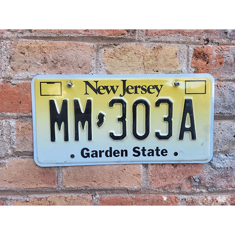 Matrículas Americanas New Jersey Año 1993