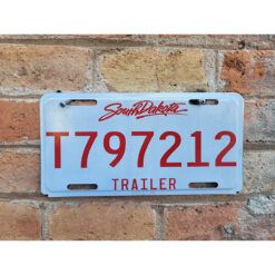 Matrículas Americanas South Dakota Trailer