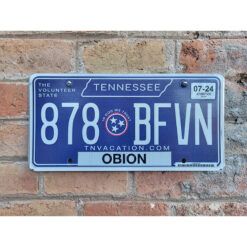 Matrículas Americanas Tennessee Año 2022