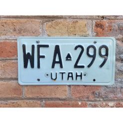 Matrículas Americanas Utah Año 1974