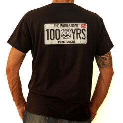 Camiseta Route 66 - Matrícula 100 Years - Imagen 2