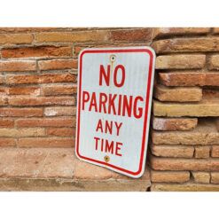 Señal original No Parking Illinois
