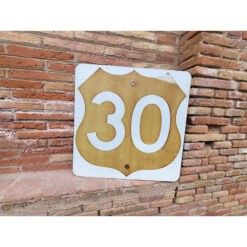 señal original carretera 30
