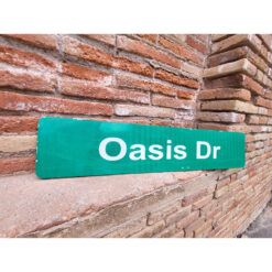 Señal original de calle oasis dr arizona