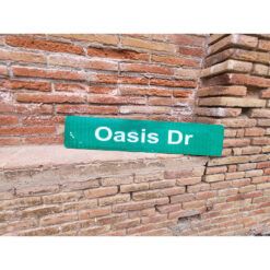 Señal original de calle oasis dr arizona