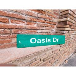 Señal original de calle oasis dr arizona