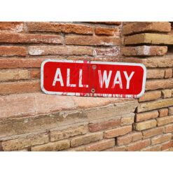 señal de trafico original all way
