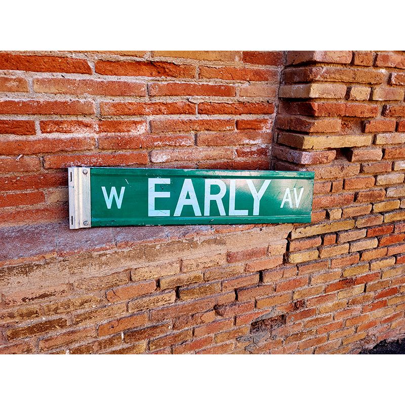 Señal Original de calle Chicago