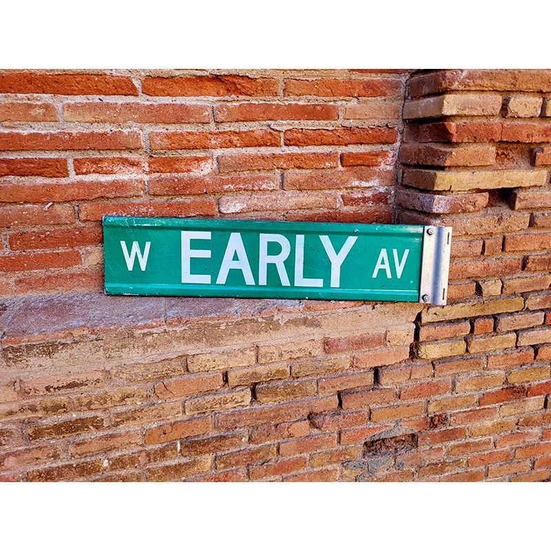 Señal Original de calle Chicago